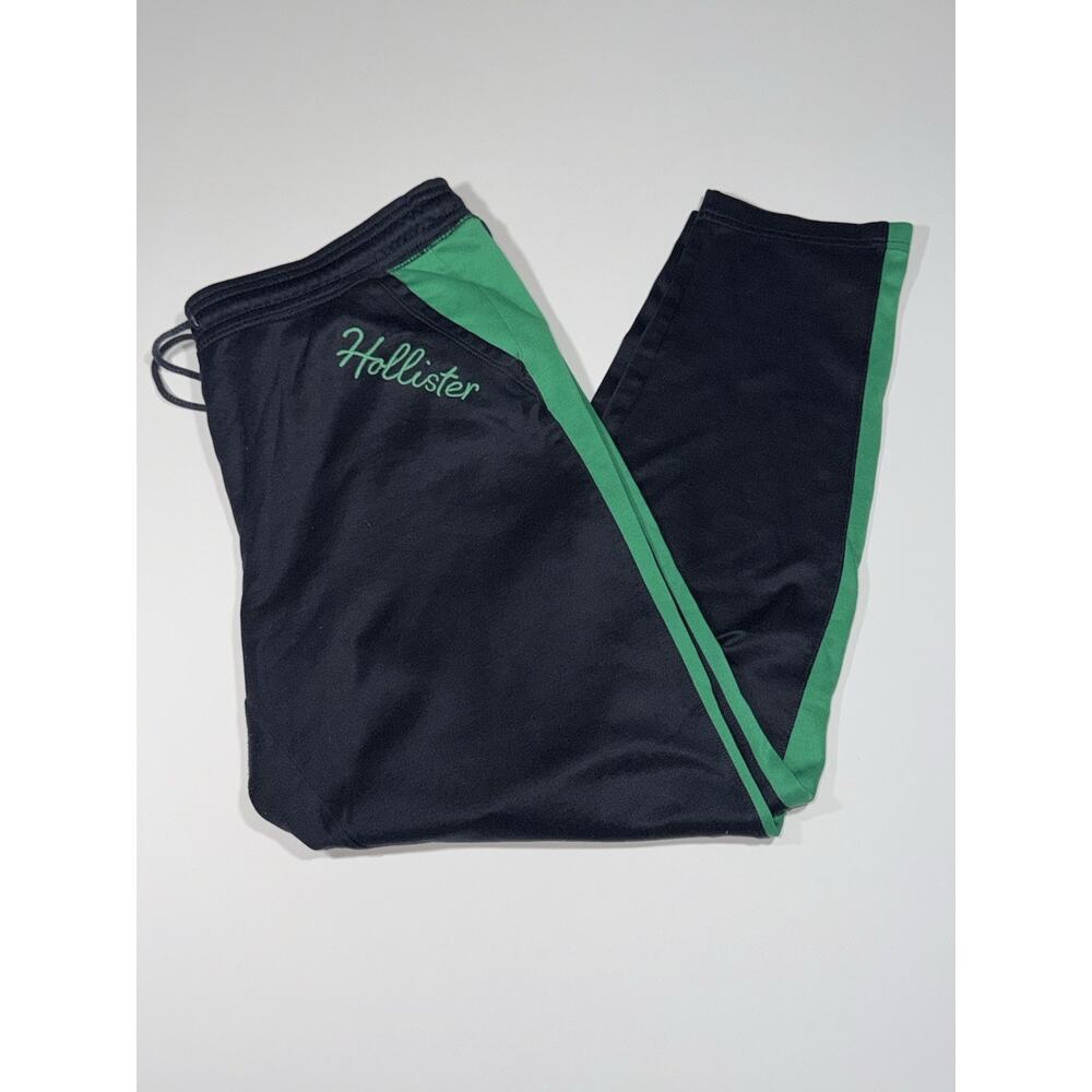 Vintage 2000s Hollister Womens Size Medium Sweatpants Green Blue y2k rare vtg